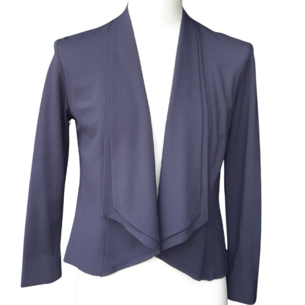 Periphery SZ S Navy Blue Women's Waterfall Long Sleeve Jacket